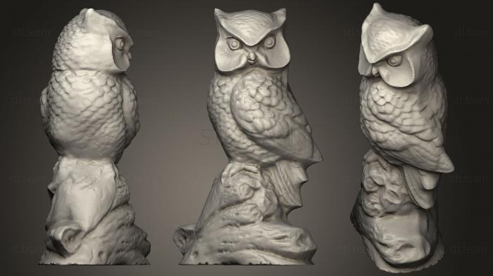 3D model Owl Statue 2 (STL)